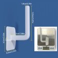 thumbnail image 1 of Support Multifonction Sans Perçage pour Essuie-Tout, Support de Rangement Suspendu, Accouplement pour Salle de Bain, Cuisine, Sac de Rangement pour Couette, Sacs de Rangement, Contenant de Rangement, Sac de Rangement Transparent, Se Plie pour le Rangement, Rangement sous le Véhicule Récréatif, 1 of 4