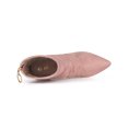 thumbnail image 4 of BLISSFUL STEP Women's Pointed Toe Slouched Stiletto Heel Ankle Boots Dust Pink 8, 4 of 6