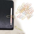 thumbnail image 1 of 30 Pcs Trombones Porte-Stylo en Métal Pince pour Remise des Diplômes Anniversaire Étudiants, 1 of 8