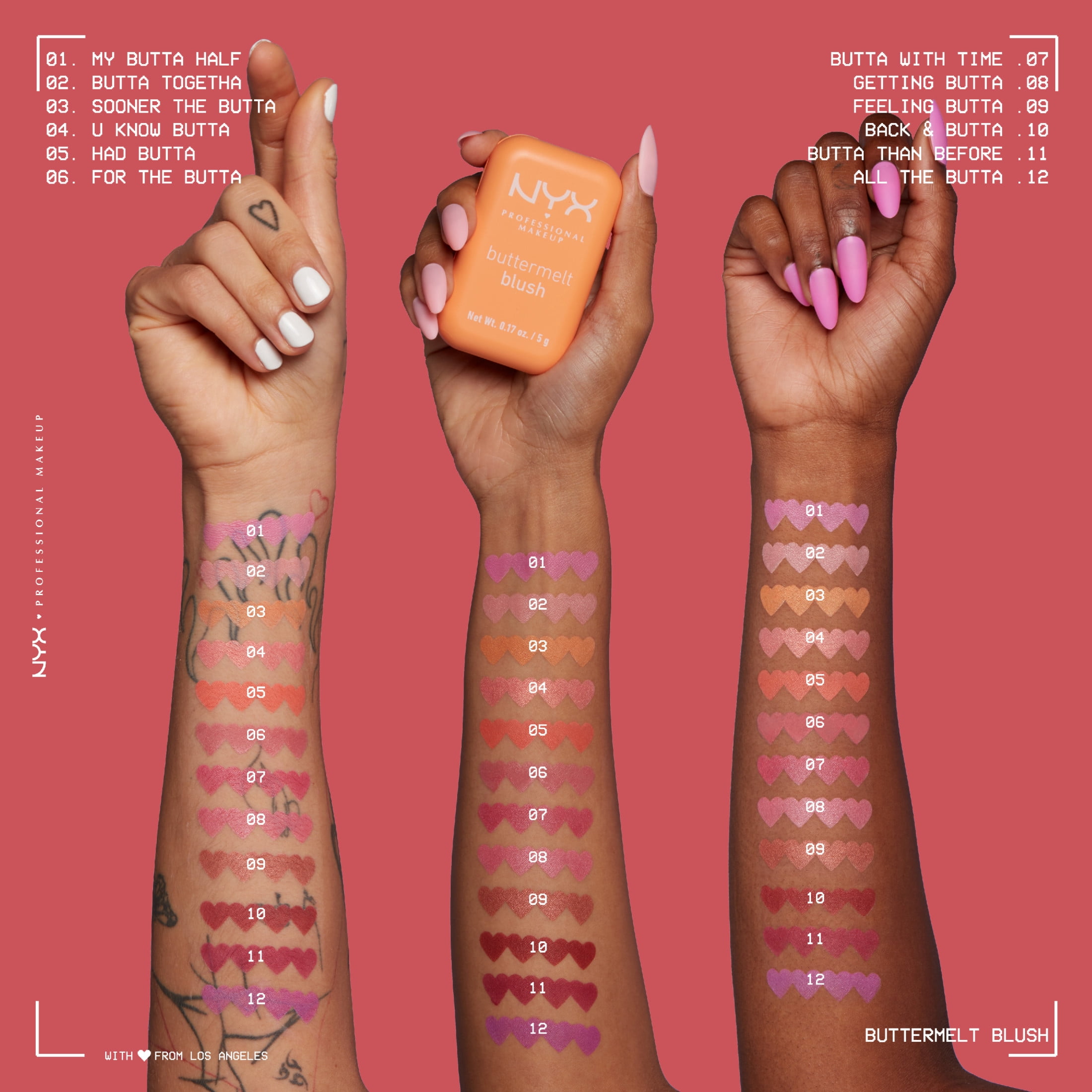 NYX Professional Makeup Fard à joues Buttermelt - Butta Together