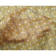 thumbnail image 4 of oneOone Silk Tabby Fabric Floral Block Printed Fabric 1 Yard 42 Inch Wide, 4 of 4