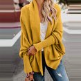 thumbnail image 1 of DPTALR Women's Kimono Cable Knitted Slouchy Oversized Wrap Cardigan Sweater, 1 of 9