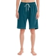thumbnail image 2 of Plebaso Knee Length Shorts for Women Drawstring Lounge Long Shorts Summer Athletic Shorts with Pockets, 2 of 4