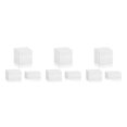 thumbnail image 1 of relayinert 12 Paquets Blanc Pratique Prise de Notes avec Haute Résolution Notes Autocollantes Transparentes Notes de Poste Polyvalentes 3 Ensembles, 1 of 6