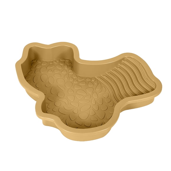 TIELUTT Tortoise Water Dish with Shallow Reptile Water Dish Smooth Easy Wash Purpose Turtle Tub for Gecko Reptile Bathing Pool 1pc
