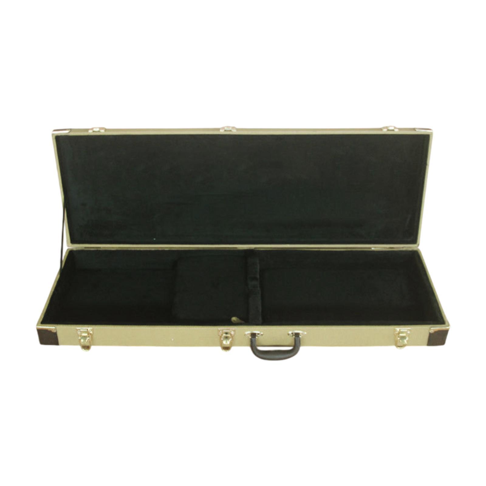 Xuanheng Electric Bass Case with Handle Hardshell for Electric Bass Guitar Black Lining
