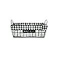 thumbnail image 3 of Rae Dunn â€˜Market Freshâ€™ Metal Lined Basket - Rustic, Farmhouse, Vintage Style with Wire and Fabric - Storage Organizer for Kitchen, Pantry, Laundry Room, Closet, Nursery, Office - Cute Home DÃ©cor, 3 of 4