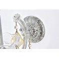 thumbnail image 3 of Elegant Lighting Maria Theresa Transitional Wall Sconce Golden Teak Crystal, 3 of 7