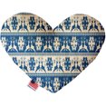 thumbnail image 1 of Jouet de Chien de Coeur de Renne Bleu 6 Pouces, 1 of 1