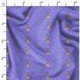 thumbnail image 2 of Soimoi Purple polyester Crepe Fabric Arrow & Reindeer Kids Print Fabric by the Yard 52 Inch Wide, 2 of 6