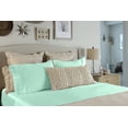 thumbnail image 2 of Comfy Bamboo World 9900 Series Embroidered Bedsheets Sheet Set, King Size, Light Green, 2 of 5