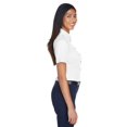 thumbnail image 3 of Harriton Ladies' Easy Blendâ„¢ Short-Sleeve Twill Shirt with Stain-Release, 3 of 3