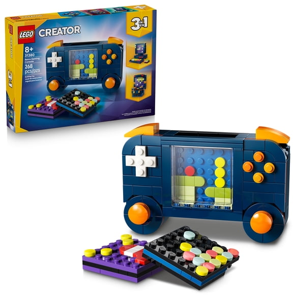 LEGO Creator 3 en 1 La Console de Jeu Rétro, Jouet de construction 31380