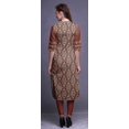 thumbnail image 4 of Bimba Kurti Droite Décontractée Imprimée Haut à Manches 3/4 Longue Kurta Robe pour Femmes, 4 of 6
