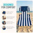 thumbnail image 4 of Ostrich Chaise Lounge, Facedown Beach Camping Pool Tanning Chair, Stripe, 4 of 12