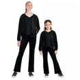 thumbnail image 3 of George Girls' Velour Full Zip Hoodie, 3 of 6