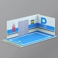thumbnail image 3 of Car Model Diorama Parking Scenery 1/24 DIY for Model Display Cabinet Car Car Model Lovers F, 3 of 5