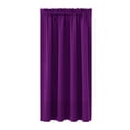 thumbnail image 2 of Avdolw Solid Color Silk Curtains - Heat Insulating, Energy Saving, Darkening & Noise Reducing for Bedroom & Kitchen, Easy Install, 2 of 3