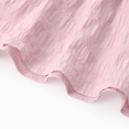 thumbnail image 3 of PatPat Robe Décontractée pour Fille en Coton Uni Blanc à Manches Courtes avec Ourlet à Volants, 3 of 7