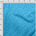 thumbnail image 3 of oneOone Rayon Sky Blue Fabric Geometric Craft Projects Decor Fabric Printed By The Yard 56 Inch Wide, 3 of 4