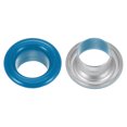 thumbnail image 4 of Unique Bargains 100PCS Grommets Eyelets 1/4 Inch (6mm) ID Hole Metal Self Backing Eyelet with Washers for Leather Blue, 4 of 7