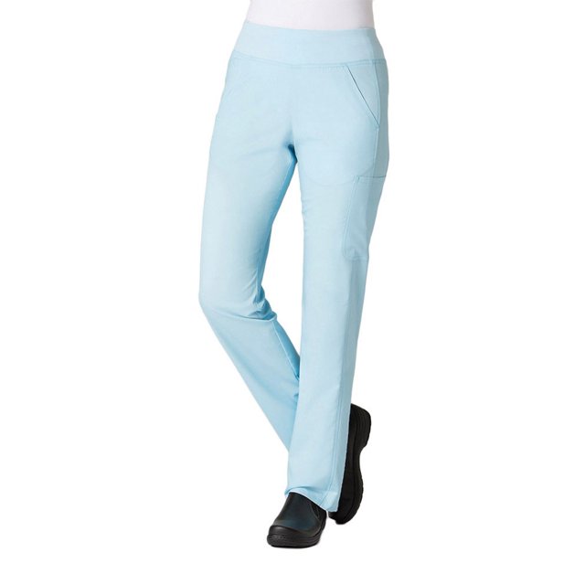 Pantalon d'Uniforme de Yoga Pur pour Femmes EON COOLMAX à Taille Tricotée