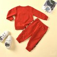 thumbnail image 3 of Sunnyoo Girls Long Sleeve Leopard Print Sweatshirt Pants Outfits 2Pcs Clothes Set, 3 of 8