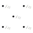 thumbnail image 3 of Transemion Car Modification Lightweight And Stylish Hood Lock Multiple Options Available black DP16-25 5Set, 3 of 6