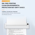 thumbnail image 3 of Portable printer,Printer 8.26''x11.69'' Compatible Ios Car Mobile Office Printer Portable Printer Bt Printer Inkless Printer Android Laptop Office Compatible With Ios Office Car Thermal Paper Radirus, 3 of 7