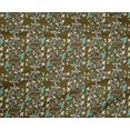 thumbnail image 4 of oneOone Polyester Lycra Fabric Leaves & Floral Block Print Fabric BTY 56 Inch Wide, 4 of 4