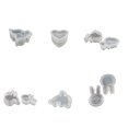 thumbnail image 4 of 10 Pieces Kids Bento Rice Ball DIY Decorating Non-stick Homemade Mold Cute Shaped Mould Decorating Kitchen Tool Cooking for Home Restaurant Bakery Type 1, 4 of 9