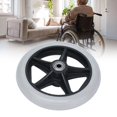 thumbnail image 4 of 6in Solid Wheel, Wear Resistant Large Carrying Capacity 5 Hole Wheelchair Wheels  For Walkers For Rollators, 4 of 8