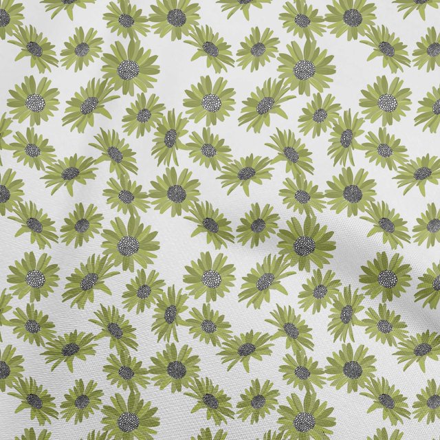 oneOone Velvet Green Fabric Floral Sewing Craft Projects Fabric Prints By Yard 58 Inch Wide