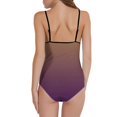 thumbnail image 3 of Birdeem Womens Printed Backless Suspender Set Swimsuit Swimwear, 3 of 9