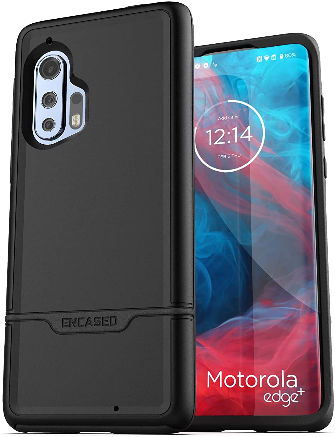 Coque Robuste Motorola Edge Plus (Armure Rebelle 2020) Grade Militaire Couverture Complète pour Moto Edge+