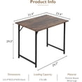 thumbnail image 3 of BestOffice 32 Inch Computer Desk, Home, Modern Simple Style for Home Office Study Writing, Brown, 3 of 7