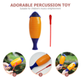 thumbnail image 3 of Instrument de Percussion Grenouille Poisson Jouet d'Éveil Musical pour Enfants Orange, 3 of 5
