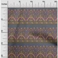 thumbnail image 1 of oneOone Cotton Silk Fabric Leaves & Floral Block Print Fabric BTY 42 Inch Wide, 1 of 4