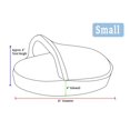thumbnail image 3 of Snoozer Luxury Microsuede Cozy Cave Pet Bed Small Black, 3 of 5