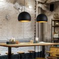 thumbnail image 4 of Hanging Lamps That Plug Into Wall Outlet Dining Room Metal Black Copper Pendant Light Hanging Lamp Plug In, 4 of 4