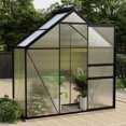 thumbnail image 1 of vidaXL Serre Anthracite Aluminium 1.33 M2, 1 of 5