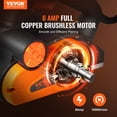 thumbnail image 2 of VEVOR Electric Hand Planer, 3-1/4" width Corded Electric Hand Planer, 16500 RPM High-Speed Powerful Electric Handheld Planers, 2 of 9