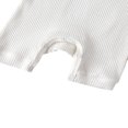 thumbnail image 4 of Baby Boys Girls Romper Ribbed Short Sleeve Knit Cotton One Piece Jumpsuit, 4 of 6