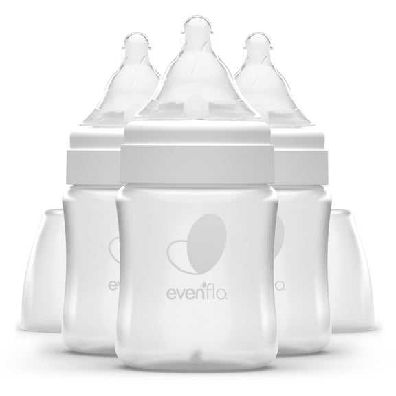 EVENFLO Alimentation Balance + Biberons à Col Grand pour Bébés, 3x5oz Biberons