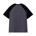 thumbnail image 3 of Birdeem Chemises pour Hommes T-Shirt à Manches Courtes Col Rond Assorti de Couleurs Automne, 3 of 10