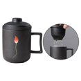 thumbnail image 2 of GUOOL Serenable Chinese 3 in 1 Porcelain Ceramic Tea Mug with Infuser & Lid, Tea Mug 3, 2 of 9