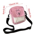 thumbnail image 3 of TopLLC Small Crossbody Bag for Women/Men, Matching Color Canvas Shoulder Bag with Rabbit Pattern, Mini Messenger Satchel Bag with Adjustable Strap, Lightweight Casual Crossbody Purse Gifts for Student, 3 of 7