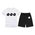 thumbnail image 4 of Landzoo One T-Shirt à Manches Courtes Col Rond Imprimé pour Garçons et Filles Ensemble de Vêtements Légers et Mignons pour Enfants, 4 of 4