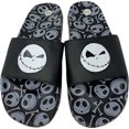 thumbnail image 1 of Nightmare Before Christmas Jack Skellington Logo Slides Sandals-Size 7, 1 of 1