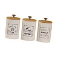 thumbnail image 4 of veasfak 3 Pieces Kitchen Canisters Set Simple Modern Coffee Tea Sugar Containers Set vintage, 4 of 9